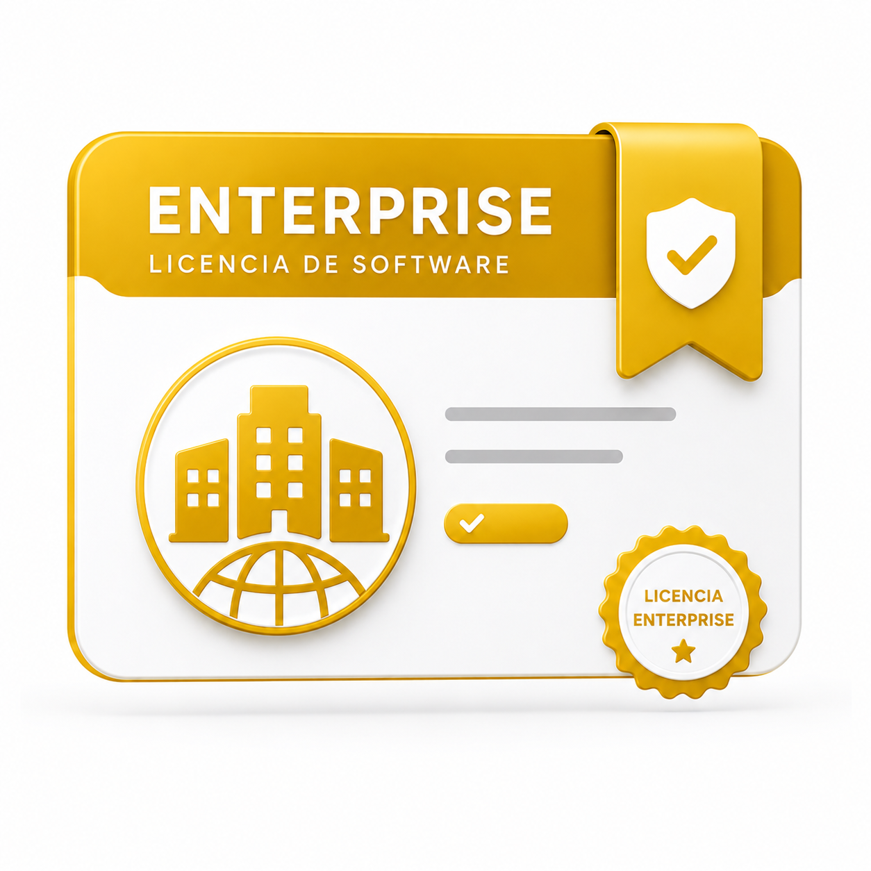 Foto de la licencia enterprise